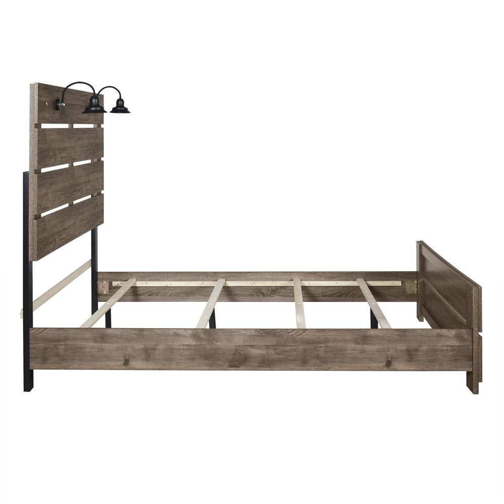 New Classic Furniture - Misty Lodge - 4/6 Full Bed - Greige - 00-6303-400 veiw 3