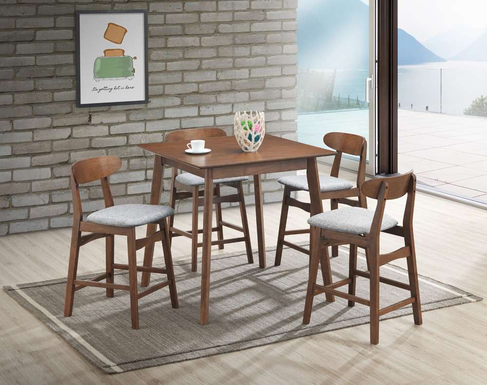 New Classic Furniture - Morocco 47in Rectangle Dining Table-Walnut Brown - D331-10 veiw 6