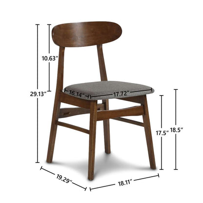 New Classic Furniture - Morocco Dining Chair With Dark Gray Seat Cushion (Set of 2) - D331-20-DGR veiw 3