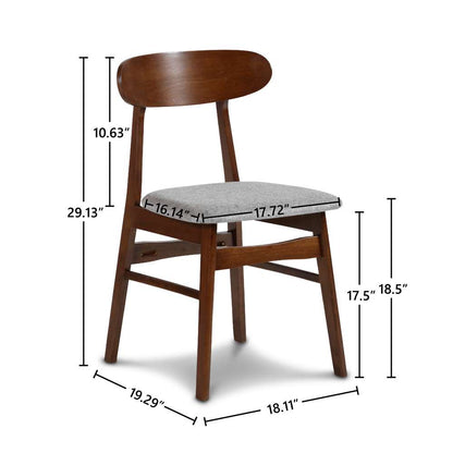 New Classic Furniture - Morocco Dining Chair With Light Gray Seat Cushion (Set of 2) - D331-20-GRY veiw 3