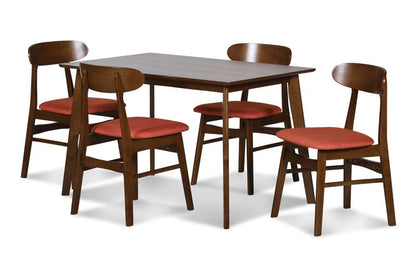 New Classic Furniture - Morocco Dining Chair With Orange Seat Cushion (Set of 2) - D331-20-ORG veiw 4