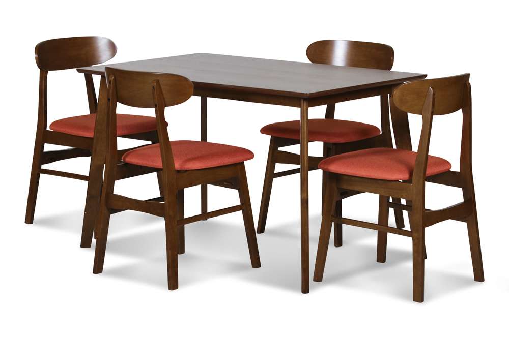 New Classic Furniture - Morocco Dining Chair With Orange Seat Cushion (Set of 2) - D331-20-ORG veiw 5
