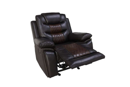 New Classic Furniture - Nikko Glider Recliner-Brown - U7005-13-BRN veiw 4