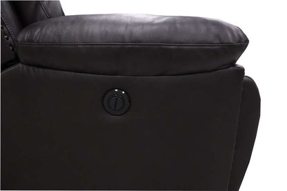 New Classic Furniture - Nikko Glider Recliner W/Pwr Fr-Brown - U7005-13P1-BRN veiw 3