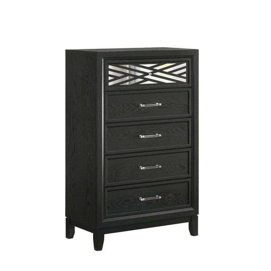 New Classic Furniture - Obsidian Chest-Black - B1655-070 veiw 1