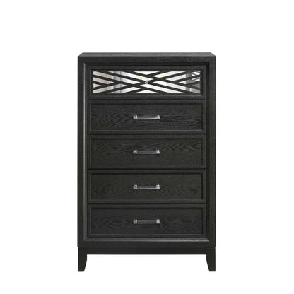 New Classic Furniture - Obsidian Chest-Black - B1655-070 veiw 4