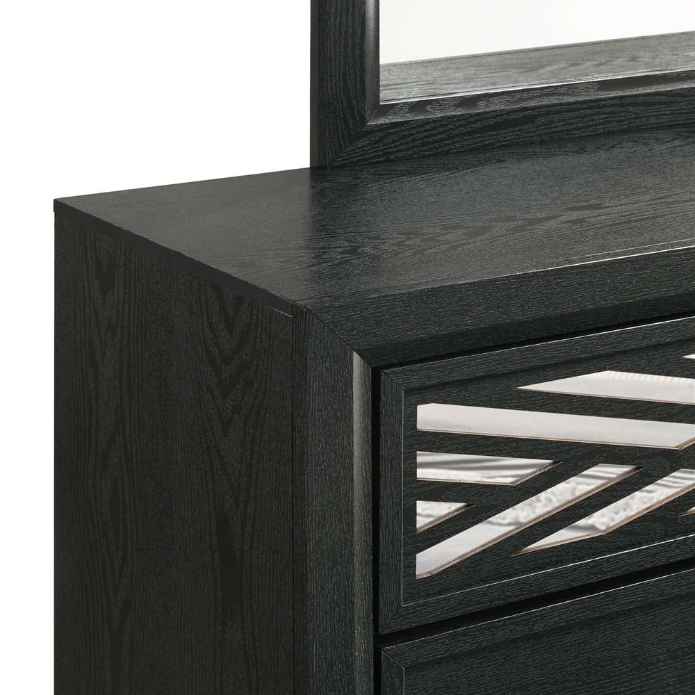 New Classic Furniture - Obsidian Dresser-Black - B1655-050 veiw 4