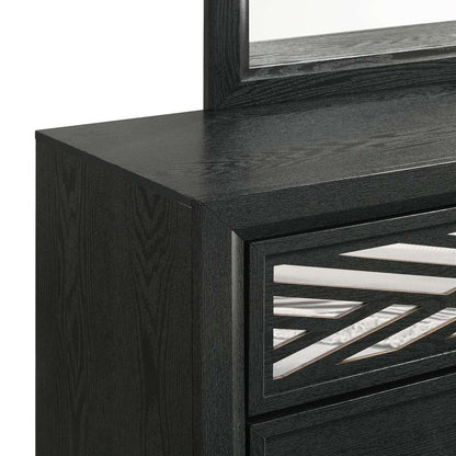 New Classic Furniture - Obsidian Dresser-Black - B1655-050 veiw 4