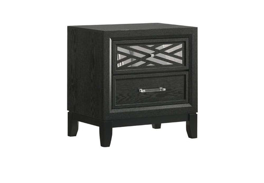 New Classic Furniture - Obsidian Nightstand-Black - B1655-040 veiw 1