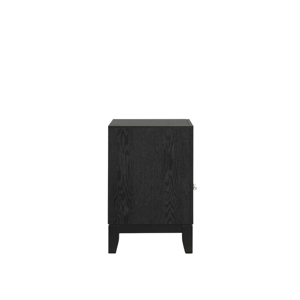 New Classic Furniture - Obsidian Nightstand-Black - B1655-040 veiw 2