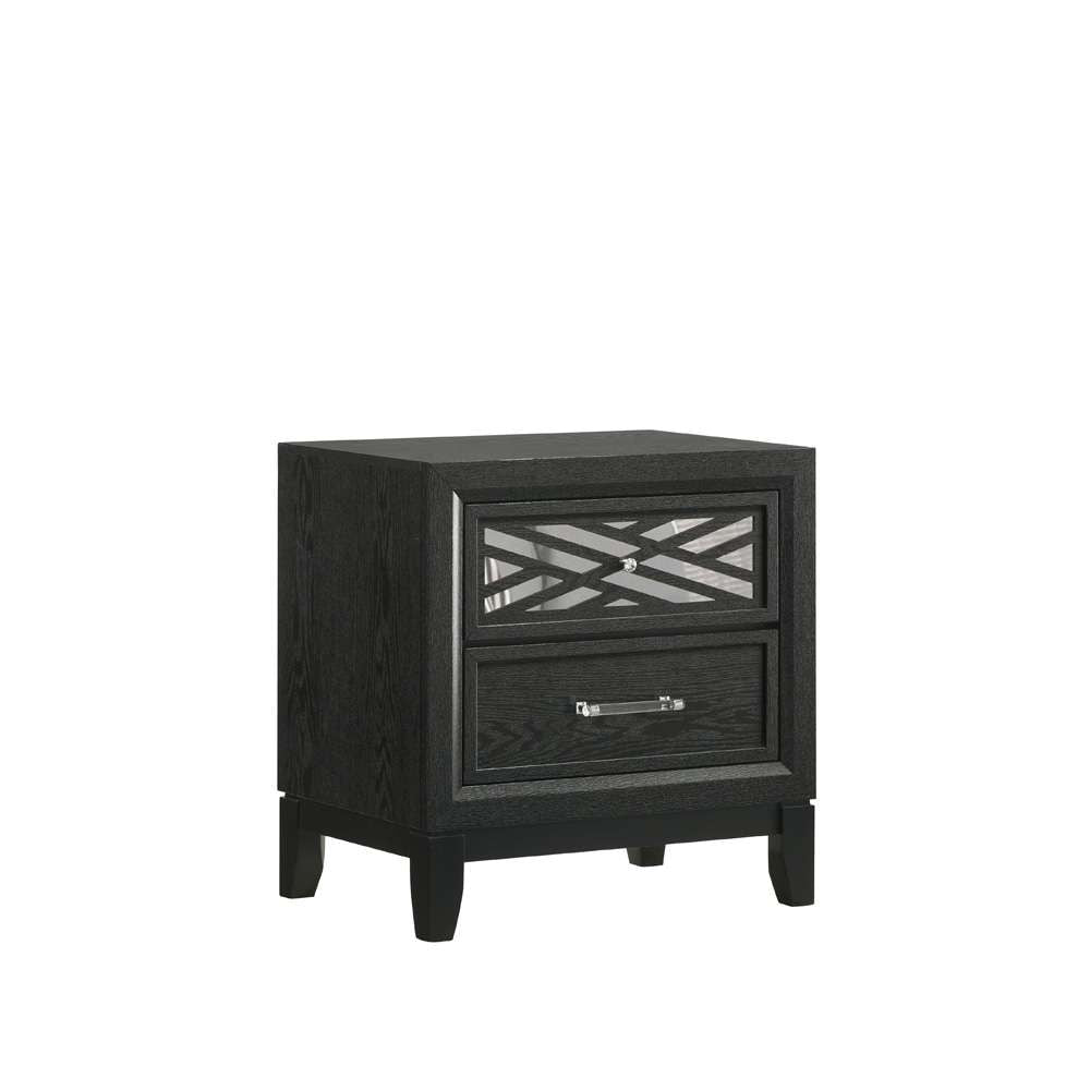 New Classic Furniture - Obsidian Nightstand-Black - B1655-040 veiw 3