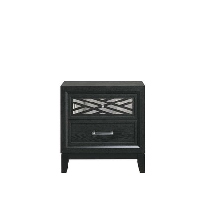 New Classic Furniture - Obsidian Nightstand-Black - B1655-040 veiw 4