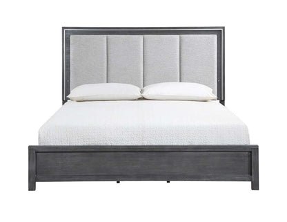 New Classic Furniture - Odessa 50in Queen Bed-Charcoal Gray - 00-6555-300 veiw 3