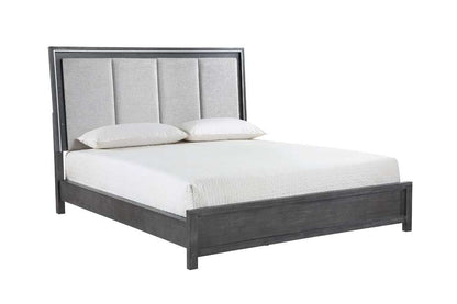 New Classic Furniture - Odessa 60in Western King Bed-Charcoal Gray - 00-6555-200 veiw 1