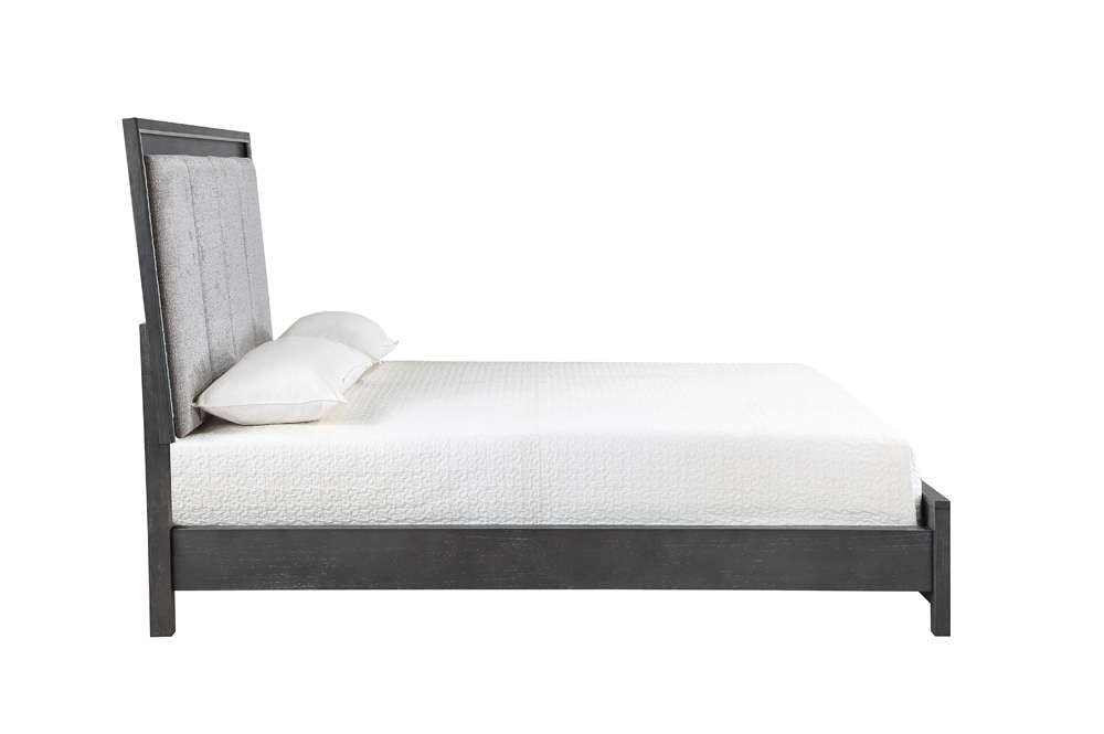 New Classic Furniture - Odessa 60in Western King Bed-Charcoal Gray - 00-6555-200 veiw 4