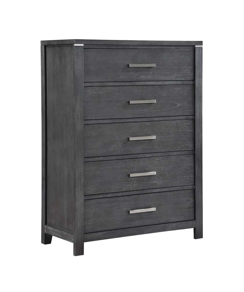 New Classic Furniture - Odessa Chest-Charcoal Gray - B6555-070 veiw 3