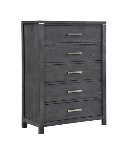 New Classic Furniture - Odessa Chest-Charcoal Gray - B6555-070 veiw 3