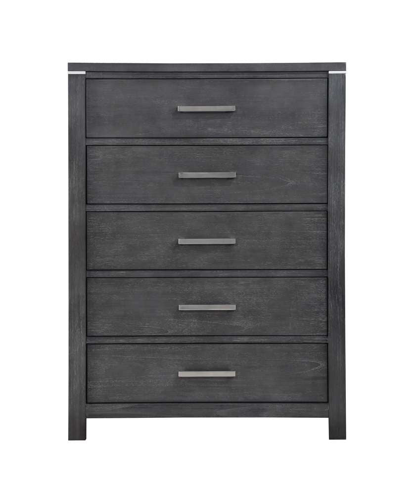 New Classic Furniture - Odessa Chest-Charcoal Gray - B6555-070 veiw 4