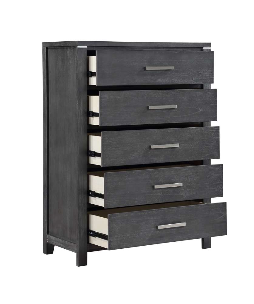 New Classic Furniture - Odessa Chest-Charcoal Gray - B6555-070 veiw 6