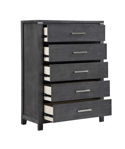 New Classic Furniture - Odessa Chest-Charcoal Gray - B6555-070 veiw 6