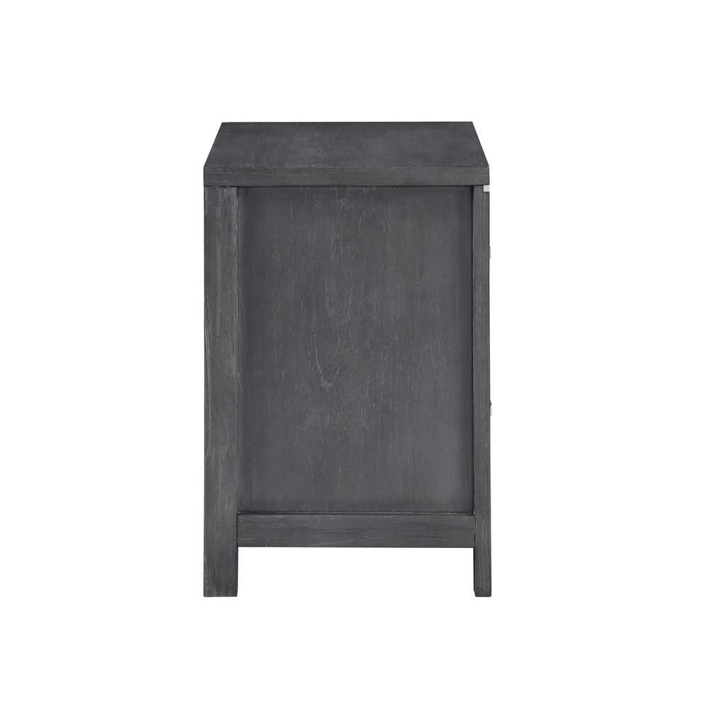 New Classic Furniture - Odessa Nightstand-Charcoal Gray - B6555-040 veiw 4