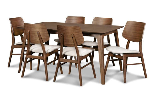 New Classic Furniture - Oscar 60 Table and 6 Wood Back Chairs - 40-1651-D6CT veiw 1