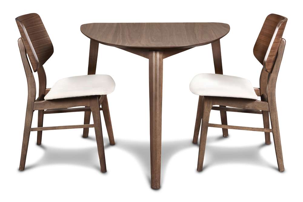 New Classic Furniture - Oscar Corner Table - Walnut - D1651-13 veiw 6
