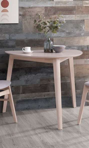 New Classic Furniture - Oscar Corner Table-White Wash - D1651W-13 veiw 1