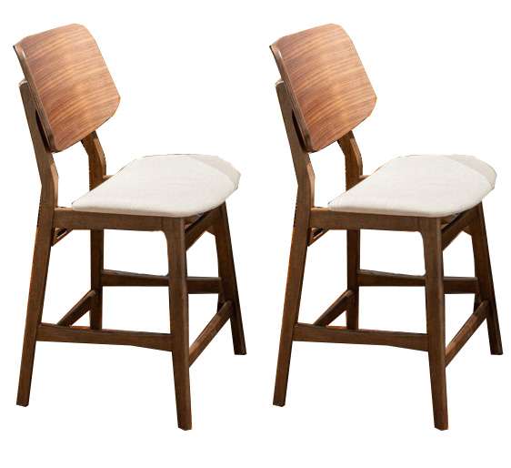 New Classic Furniture - Oscar Counter Chair-Walnut (Set of 2) - D1651-22 veiw 1