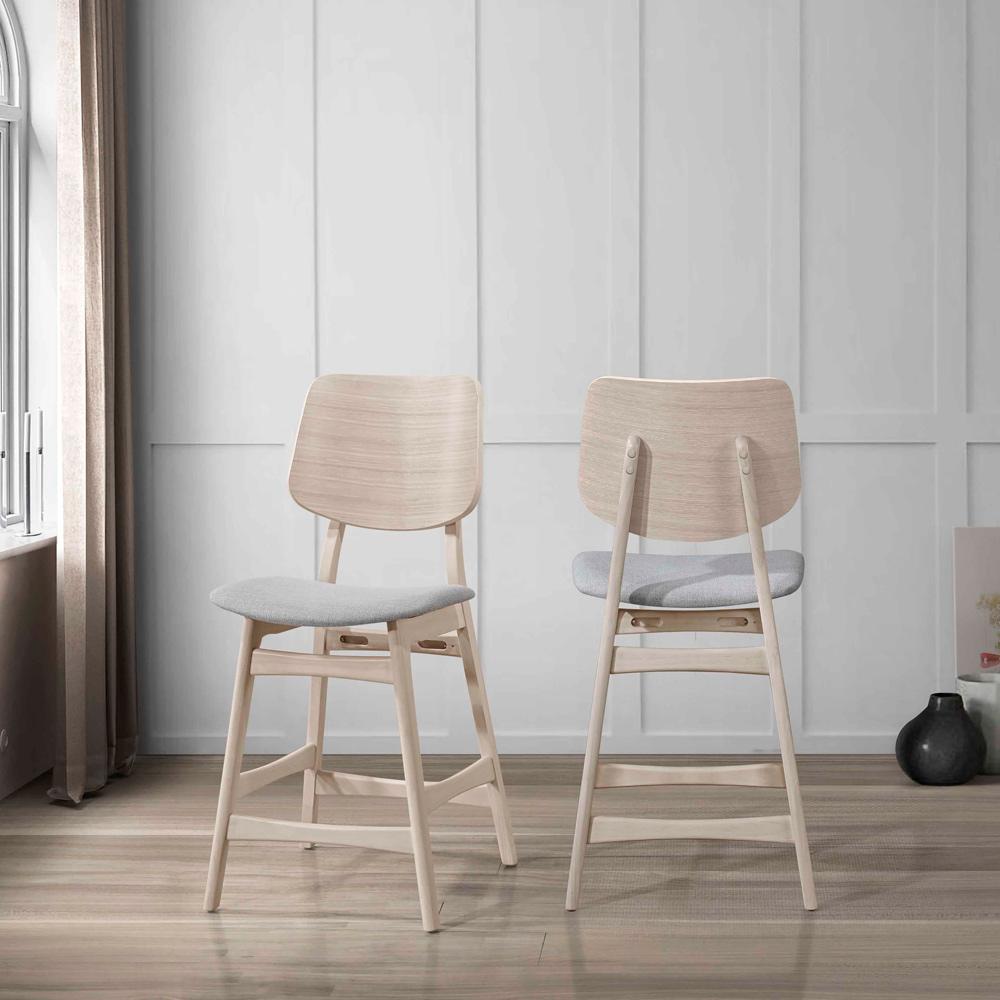New Classic Furniture - Oscar Counter Chair - White Ash (Set of 2) - D1651W-22 veiw 1