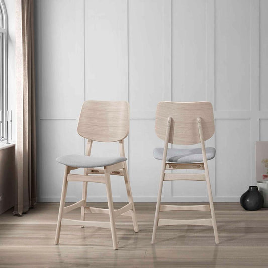 New Classic Furniture - Oscar Counter Chair - White Ash (Set of 2) - D1651W-22 veiw 1