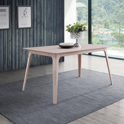 New Classic Furniture - Oscar Rectangle Table And 4 Chairs - White Ash - 40-1651W-D4CT veiw 2
