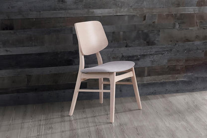 New Classic Furniture - Oscar Rectangle Table And 4 Chairs - White Ash - 40-1651W-D4CT veiw 3