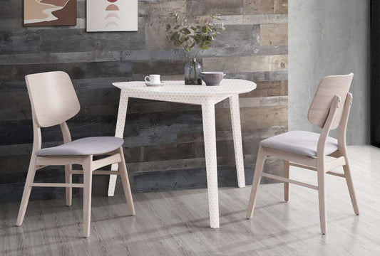 New Classic Furniture - Oscar Wood Back Chair-White Wash (Set of 2) - D1651W-20 view 1