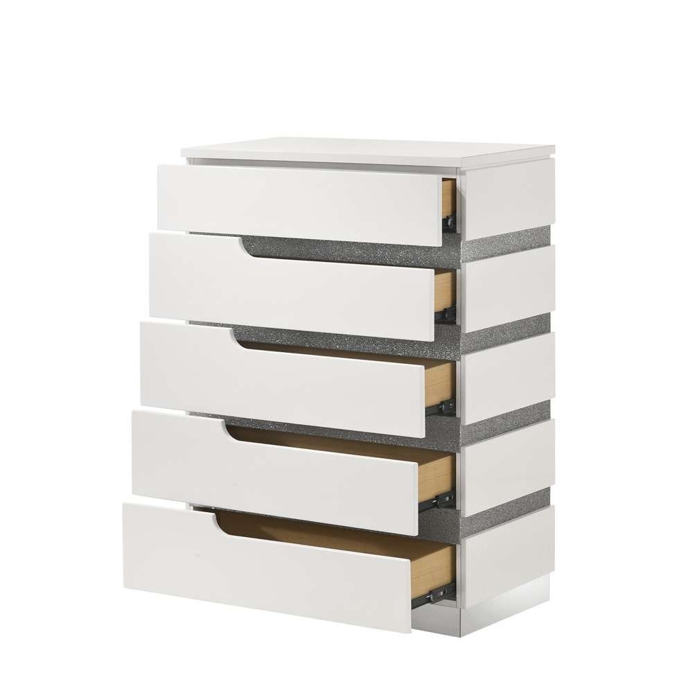New Classic Furniture - Paradox Chest-White - B69-070 veiw 5