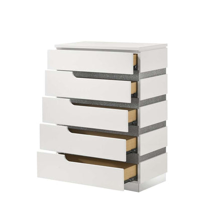 New Classic Furniture - Paradox Chest-White - B69-070 veiw 5