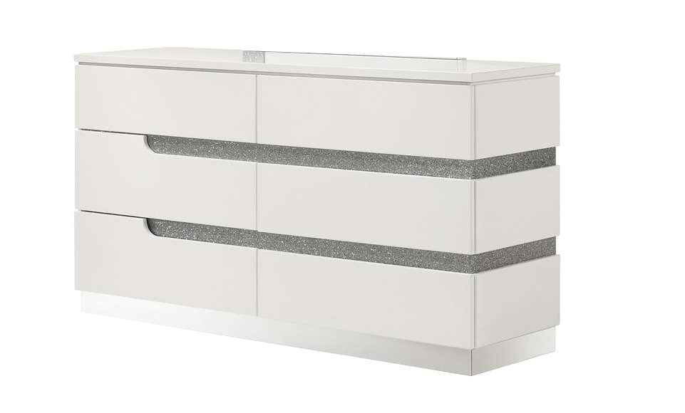 New Classic Furniture - Paradox Dresser-White - B69-050 veiw 1