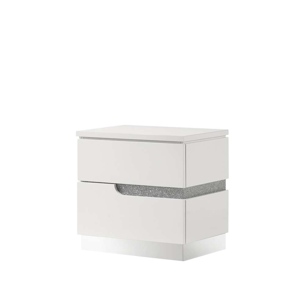 New Classic Furniture - Paradox Nightstand-White - B69-040 veiw 1
