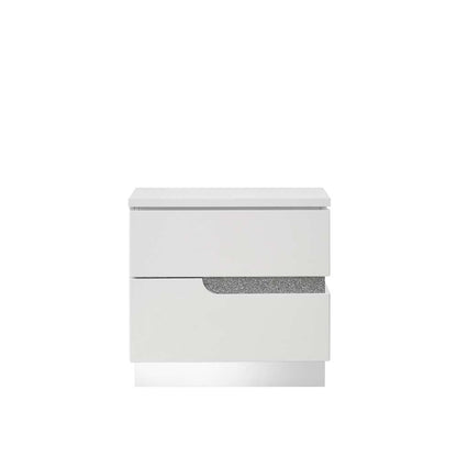New Classic Furniture - Paradox Nightstand-White - B69-040 veiw 3