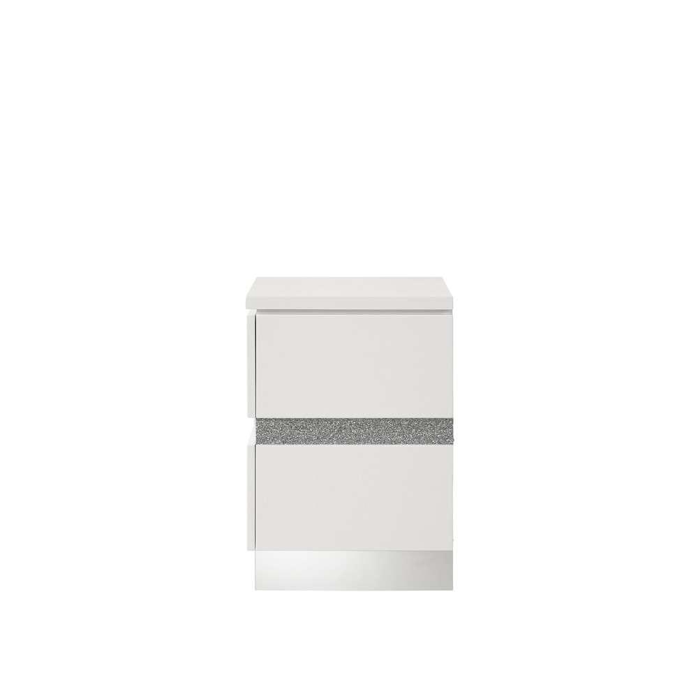 New Classic Furniture - Paradox Nightstand-White - B69-040 veiw 4