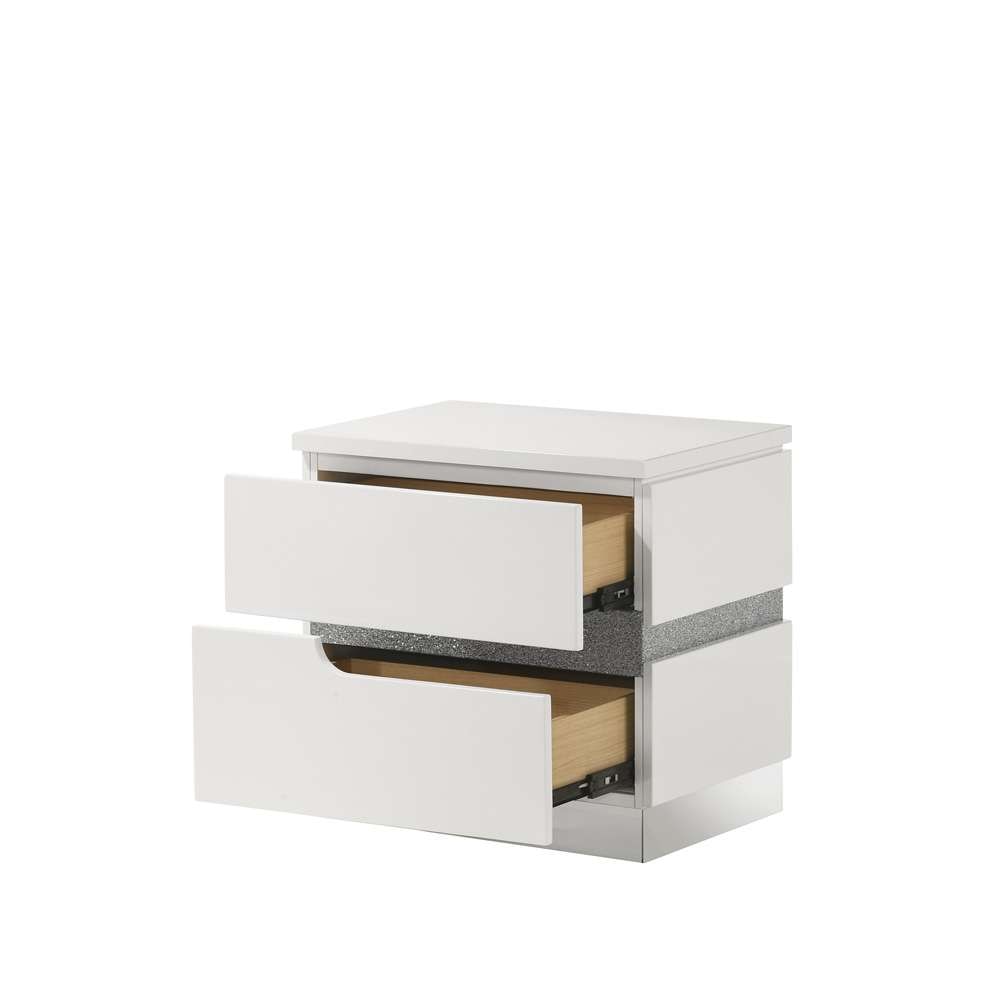 New Classic Furniture - Paradox Nightstand-White - B69-040 veiw 5