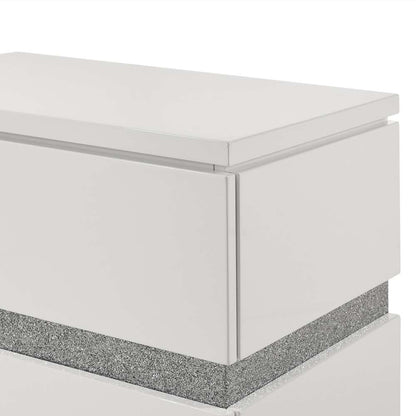 New Classic Furniture - Paradox Nightstand-White - B69-040 veiw 6