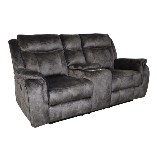 New Classic Furniture - Park City Console Loveseat W/ Pwr Fr-Slate - U456-25P1-SGY veiw 1