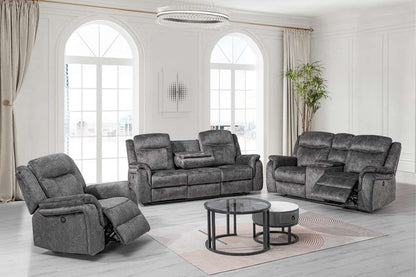 New Classic Furniture - Park City  Sofa W/Pwr Fr-Slate - U456-30P1-SGY veiw 2