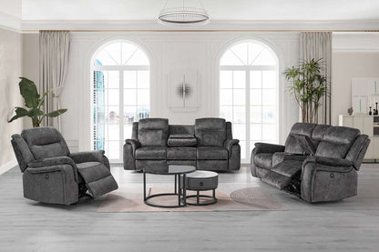 New Classic Furniture - Park City  Sofa W/Pwr Fr-Slate - U456-30P1-SGY veiw 3