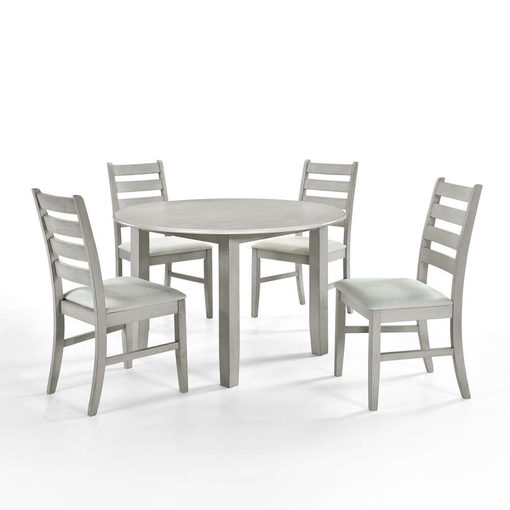 New Classic Furniture - Pascal 47in Round Dining Table-Driftwood - D1652-11 veiw 2