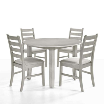 New Classic Furniture - Pascal 47in Round Dining Table-Driftwood - D1652-11 veiw 3
