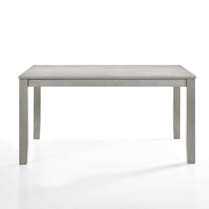 New Classic Furniture - Pascal 59in Rectangle Dining Table-Driftwood - D1652-10 veiw 1