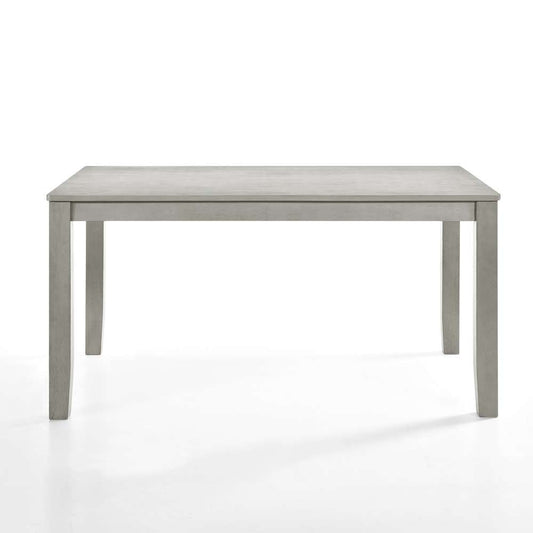 New Classic Furniture - Pascal 59in Rectangle Dining Table-Driftwood - D1652-10 veiw 1
