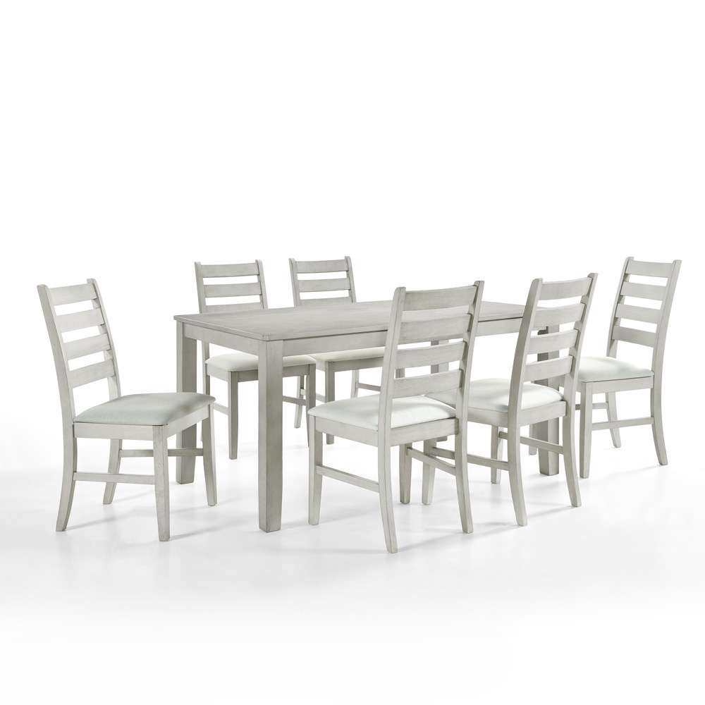 New Classic Furniture - Pascal 59in Rectangle Dining Table-Driftwood - D1652-10 veiw 2